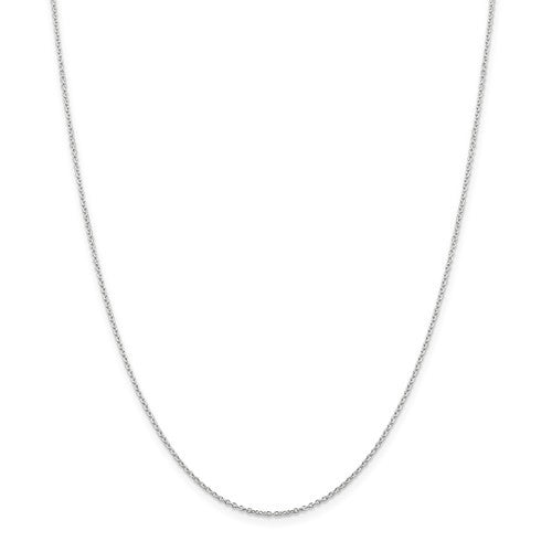 Sterling Silver 1.25mm Wide Cable Chain w/ Lobster Closure - Various Lengths- Sparkle & Jade-SparkleAndJade.com 