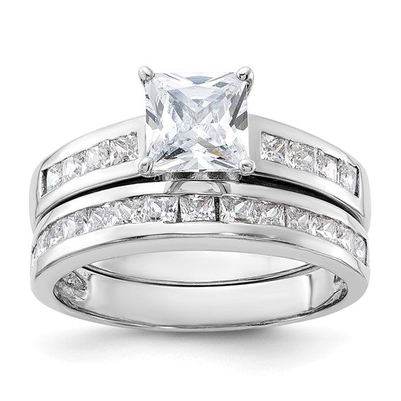 Channel-Set Halo Mens Engagement Ring (4.4mm) (Setting Price)