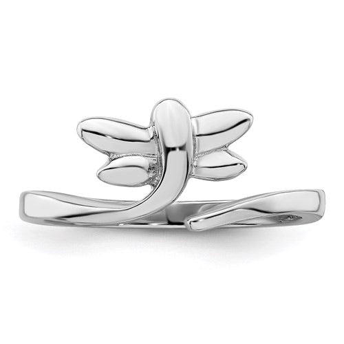 Sterling Silver Dragonfly Toe Ring QR6051