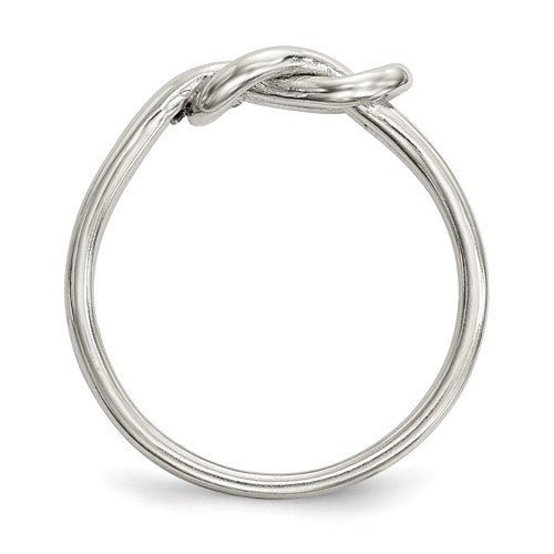 Sterling Silver Infinity Double Love Knot Ring- Sparkle & Jade-SparkleAndJade.com 