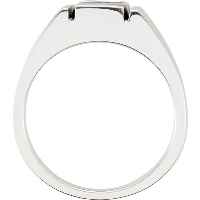 Sterling Silver Men's 10x8mm Onyx Ring- Sparkle & Jade-SparkleAndJade.com 67879:100:P