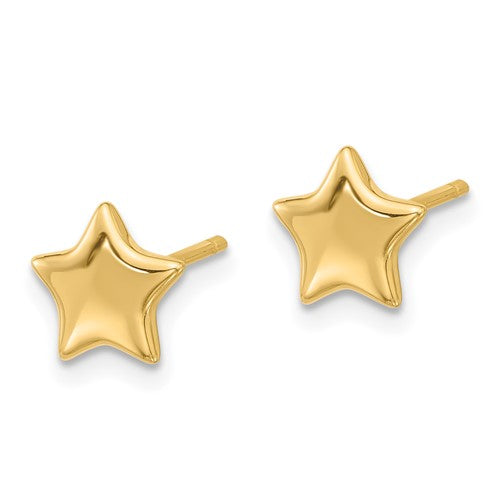 Sterling Silver Star Post Earrings- Sparkle & Jade-SparkleAndJade.com 