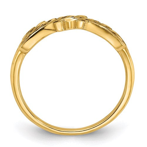 Sterling Silver or Solid Gold Underlined Name with Heart Ring- Sparkle & Jade-SparkleAndJade.com 