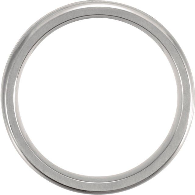 Titanium 7 mm Satin Finish Center & Polished Milgrain Band Size 10- Sparkle & Jade-SparkleAndJade.com T897:107:P