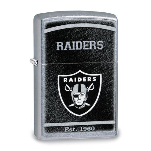 Zippo® NFL Zippo Oakland Raiders Street Chrome Lighter- Sparkle & Jade-SparkleAndJade.com GL6579
