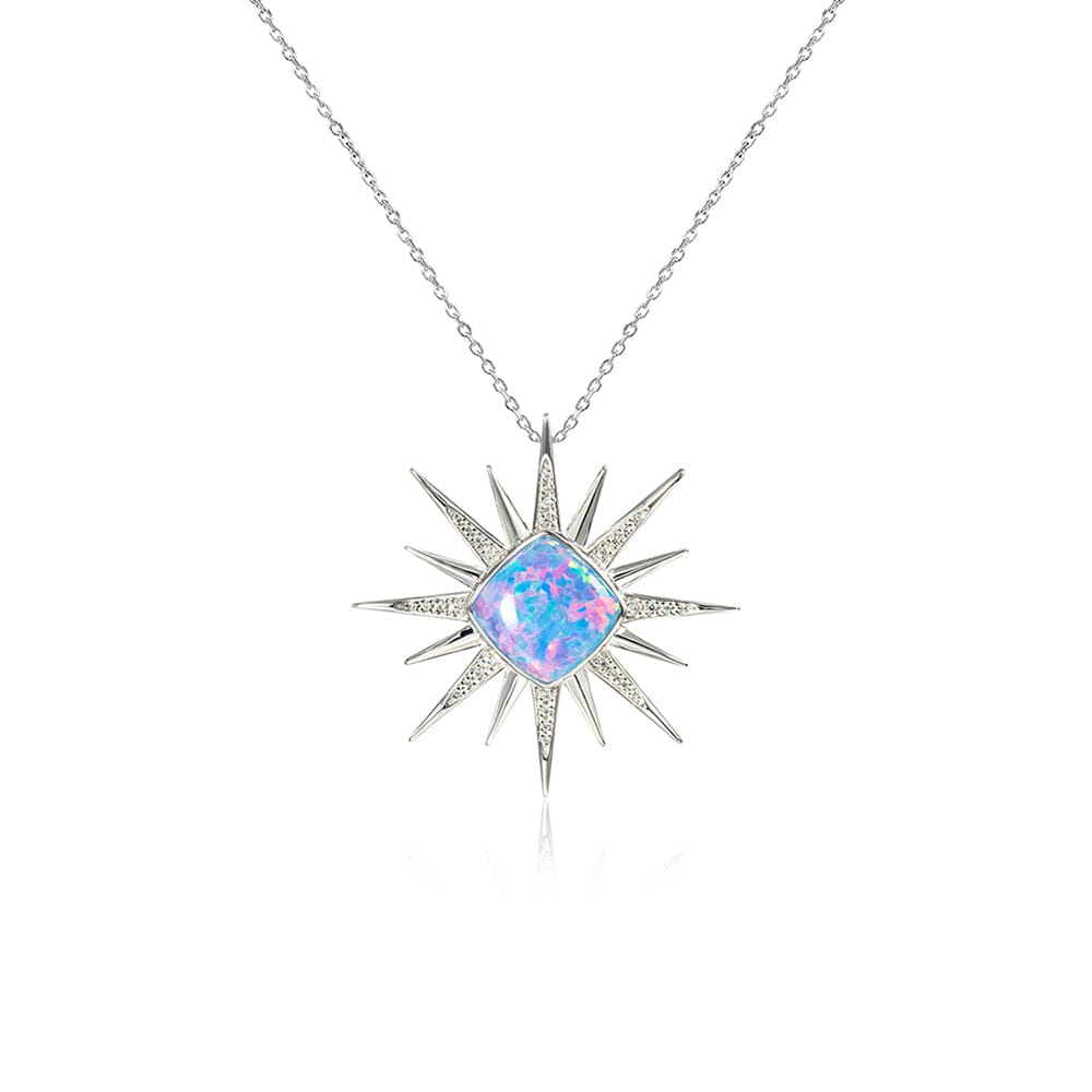 Alamea Opal Art Deco Hoku Pendant- Sparkle & Jade-SparkleAndJade.com 