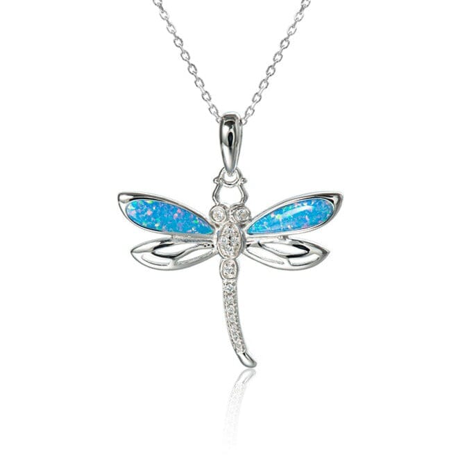 Alamea Opal Island Dragonfly Pendant- Sparkle & Jade-SparkleAndJade.com 