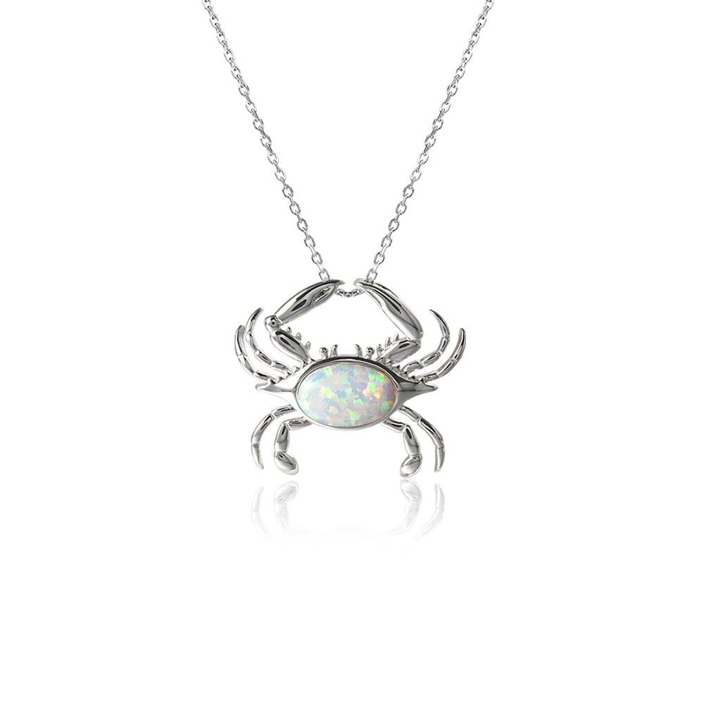 Opal Atlantic Blue Crab Pendant by Alamea- Sparkle & Jade-SparkleAndJade.com 