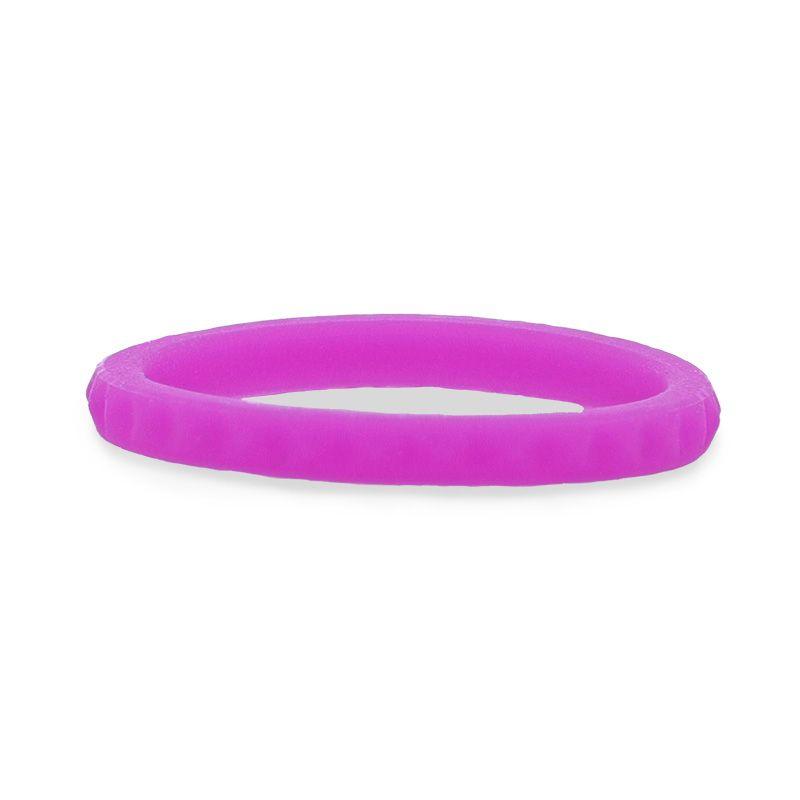 CARMEN Purple Stackable Faceted Silicone Ring - 2mm- Free with Purchase of any Thorsten Ring- Sparkle & Jade-SparkleAndJade.com 