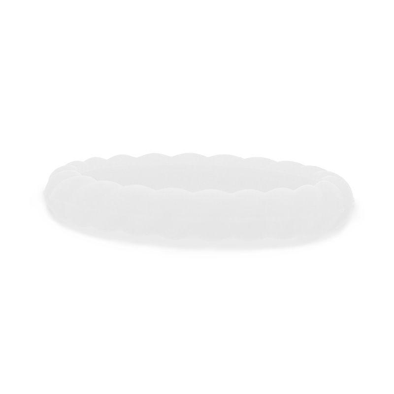 SNOW Stackable White Twist Silicone Ring - 2mm - Free with Purchase of any Thorsten Ring- Sparkle & Jade-SparkleAndJade.com 