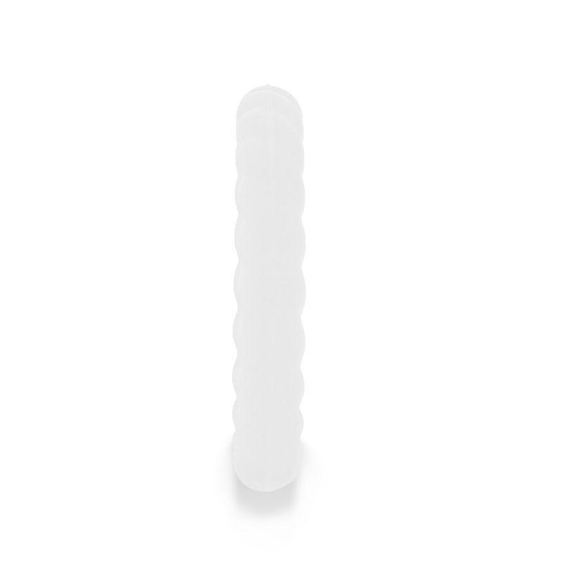 SNOW Stackable White Twist Silicone Ring - 2mm - Free with Purchase of any Thorsten Ring- Sparkle & Jade-SparkleAndJade.com 
