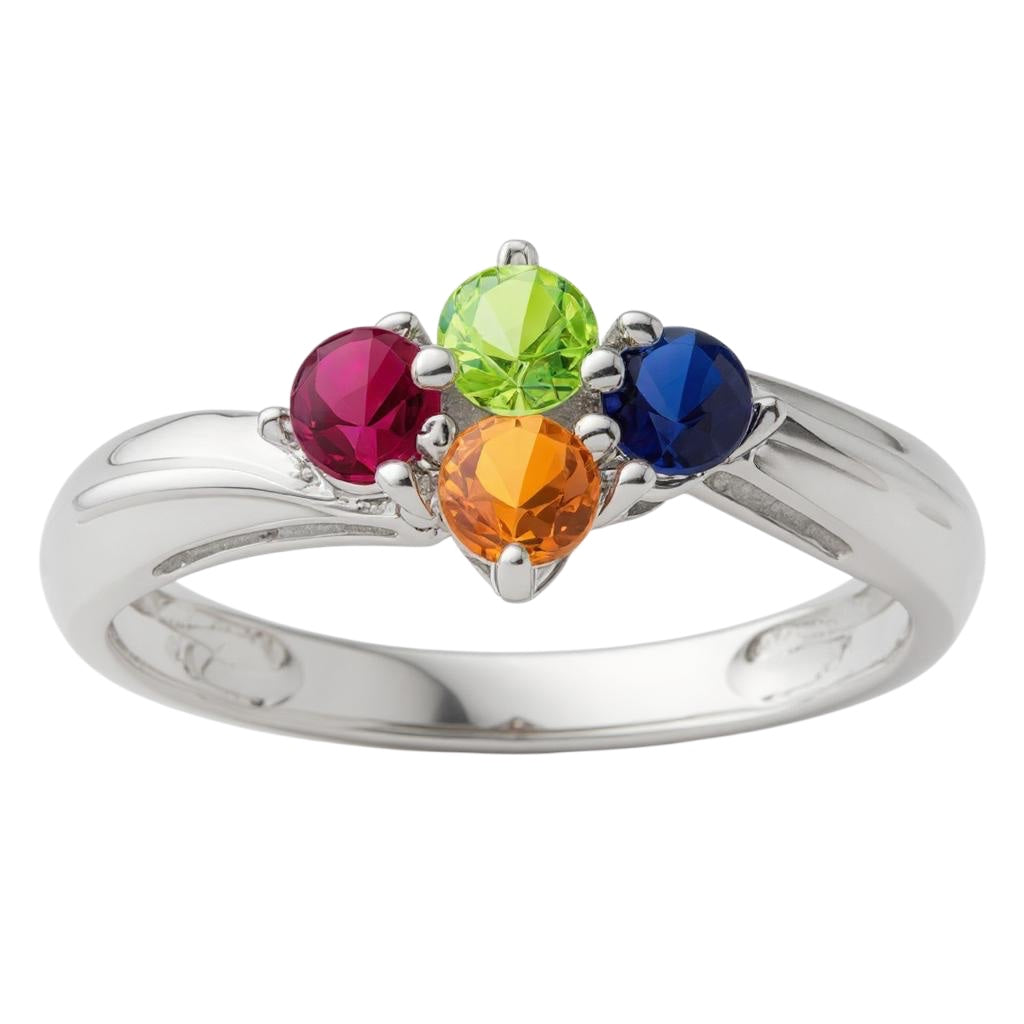 Mother's Family Birthstone Ring- Sparkle & Jade-SparkleAndJade.com 